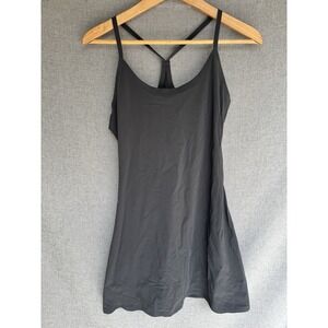 Outdoor Voices The Exercise‎ Dress Small Black Built In Shorts Racerback